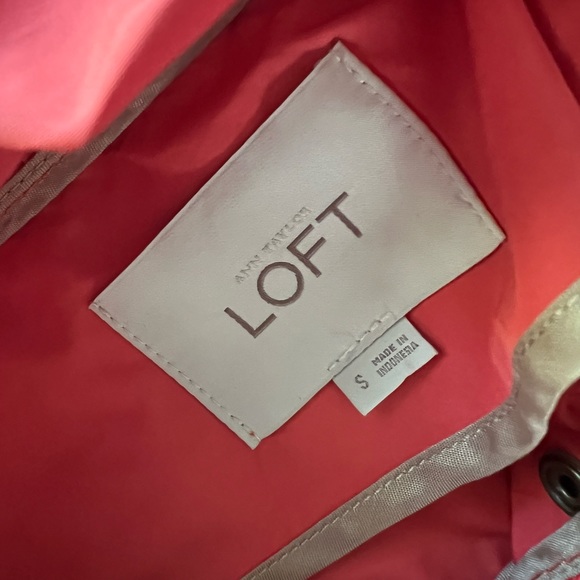 ANN TAYLOR ruffle jacket with high collar. SZ S - Picture 3 of 7